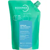 Купить: Bioderma Sebium 400 мл гель очищающий для комбинированной жирной и проблемной кожи лица и тела сменный блок
