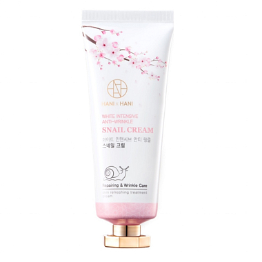 Купить HANI x HANI крем д/лица 70г восст с ф-том секрета улитки WHITE INTENSIVE ANTI-WRINKLE SNAIL CREAM