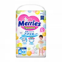 Купить: Merries 44 шт трусики-подгузники для детей размер L (9-14 кг)