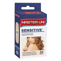 Купить: Master Uni 20 шт пластырь бактерицидный на нетканой основе