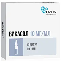 Купить: Викасол 1 % 1 мл 10 шт раствор для внутримышечного введения