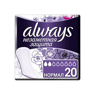 Купить Always Прокладки Normal Duo Незаметная защита ароматизированные 20 шт