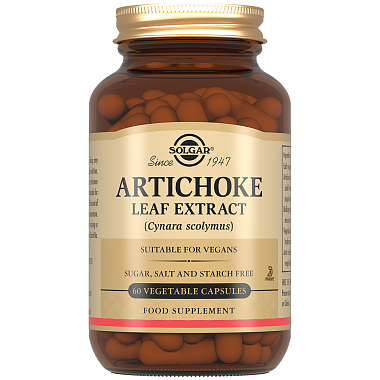 Купить Solgar Экстракт из листьев артишока 60 шт капсулы