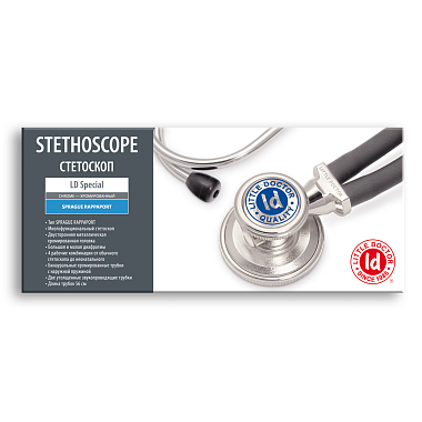 Купить Little Doctor LD Special стетоскоп многофункциональный длина трубки 72 см черный