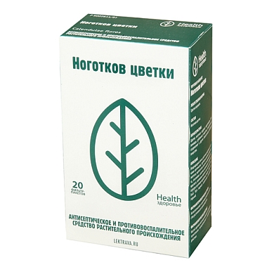 Купить Ноготки цветки 1,5 г 20 шт фильтр-пакеты