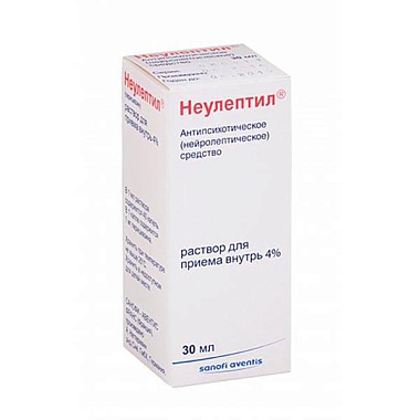 Купить Неулептил 4 % 30 мл раствор для приема внутрь флакон