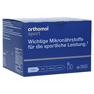 Купить Orthomol Sport 20 мл 30 шт жидкость + 30 шт таблетки курс 30 дней