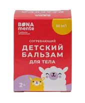 Купить: Bona Mente 30 мл бальзам детский согревающий для тела 2+