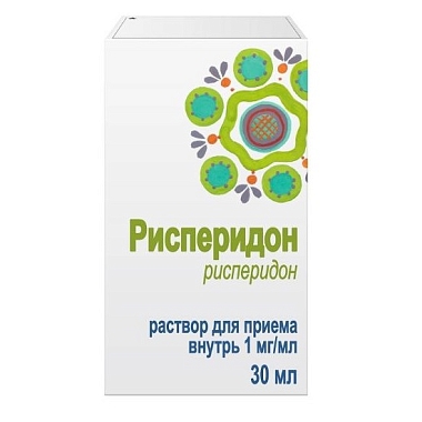 Купить Рисперидон 1 мг/мл 30 мл раствор для приема внутрь в комплекте со шприцем дозирующим
