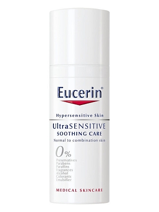 Купить Eucerin Ultrasensitive крем фл 50мл успок д/чувств кожи норм и комбин типа