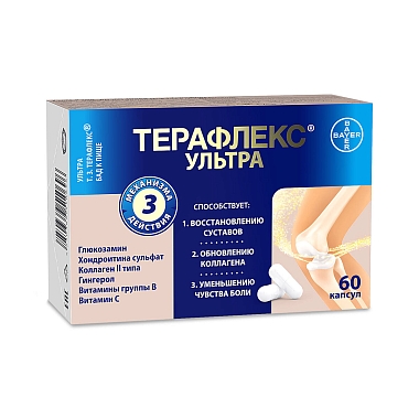 Купить Терафлекс Ультра 60 шт капсулы