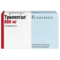 Купить: Трилептал 600 мг 50 шт таблетки покрытые пленочной оболочкой