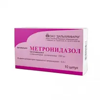 Купить: Метронидазол 500 мг 10 шт суппозитории вагинальные