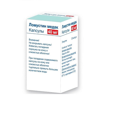 Купить Ломустин-Медак 40 мг 20 шт капсулы