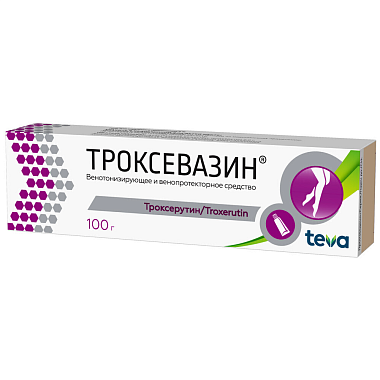 Купить Троксевазин 2 % 100 г гель для наружного применения