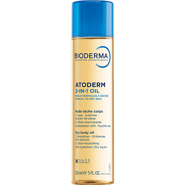 Купить Bioderma Atoderm 150 мл масло для тела сухое 2в1