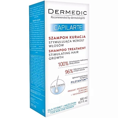 Купить Dermedic Capilarte 300 мл шампунь стимулирующий рост волос