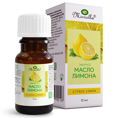 Купить Mirrolla Масло лимона 10 мл масло эфирное