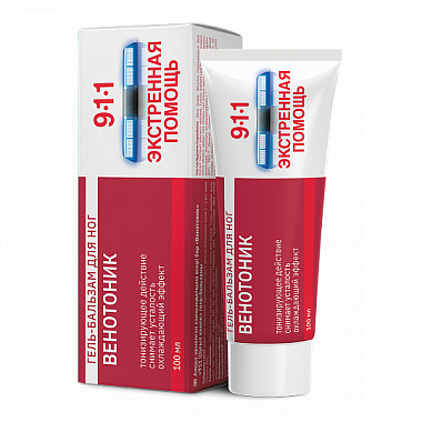 Купить 911 Венотоник 100 мл гель-бальзам для ног