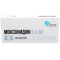 Купить: Моксонидин 400 мкг 60 шт таблетки покрытые пленочной оболочкой