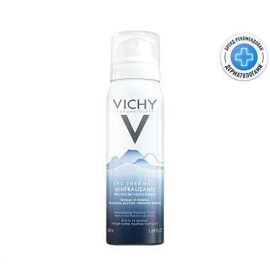 Купить Vichy  50 мл вода-спрей термальная минерализирующая  для лица и тела