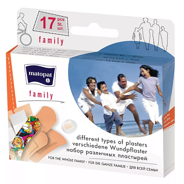Купить Matopat Family 17 шт пластырь