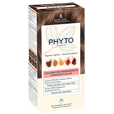 Купить Phyto color №6 (темный блонд) краска для волос