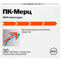 Купить: ПК-Мерц 100 мг 30 шт таблетки покрытые пленочной оболочкой