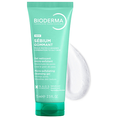 Купить Bioderma Sebium 100 мл гель гуммирующий