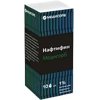 Купить: Нафтифин 1 % 10 мл раствор для наружного применения флакон