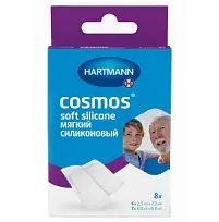 Купить: Cosmos 8 шт пластырь нестерильный мягкий силиконовый