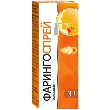 Купить Фарингоспрей 0,255 мг/доз 30 мл спрей для местного применения дозированный