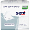 Купить Seni Soft Basic 30 шт пеленки 60 см х 90 см 2 капли