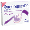 Купить Флебодиа 600 мг 15 шт таблетки покрытые оболочкой