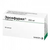 Купить: Эрсефурил 200 мг 28 шт капсулы