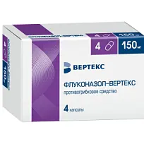 Купить: Флуконазол-Вертекс 150 мг 4 шт капсулы