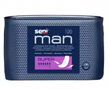Купить: Seni Man Super 20 шт вкладыши урологические для мужчин 6 капель