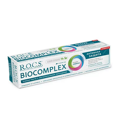 Купить Rocs BioComplex 94 г паста зубная активная защита