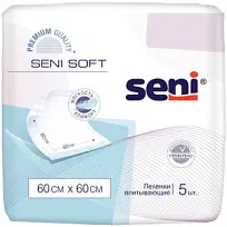 Купить: Seni Soft пеленки 5 шт 60 см х 60 см