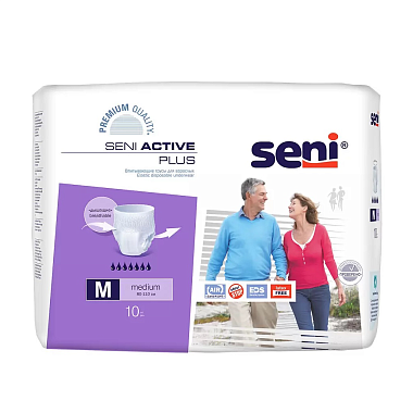 Купить Seni Active Plus Medium 10 шт трусы впитывающие для взрослых