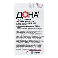 Купить: Дона 750 мг 60 шт таблетки покрытые пленочной оболочкой