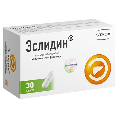 Купить Эслидин 100 мг + 300 мг 30 шт капсулы