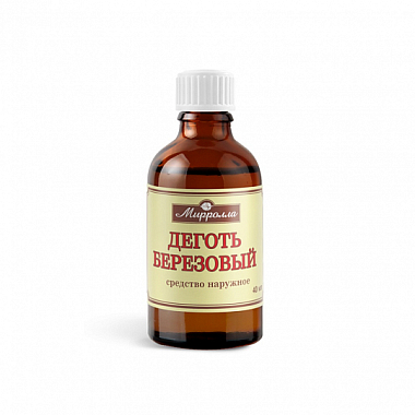 Купить Mirrolla Деготь березовый 40 мл средство наружное