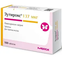 Купить: Эутирокс 137 мкг 100 шт таблетки