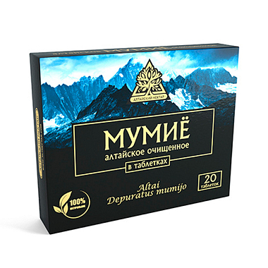 Купить Мумие Алтайский Нектар 20 шт таблетки