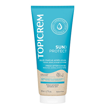 Купить Topicrem Sun protect 200 мл желе освежающее после загара