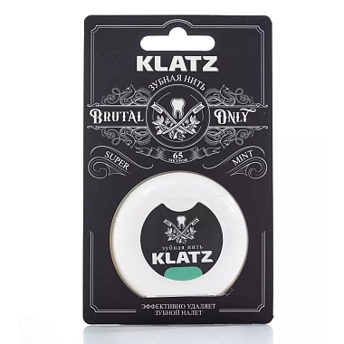 Купить Klatz Brutal Only 65 мл нить зубная супер мята
