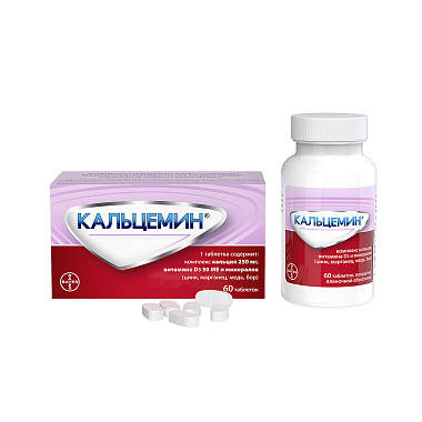 Купить Кальцемин 60 шт таблетки покрытые оболочкой