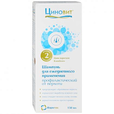 Купить Циновит 150 мл шампунь для ежедневного применения профилактический от перхоти