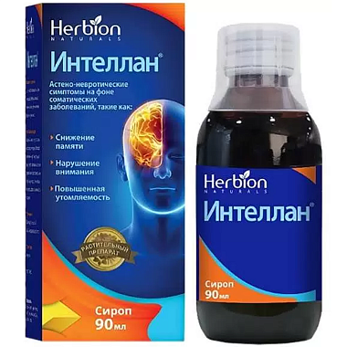 Купить Интеллан 90 мл сироп флакон
